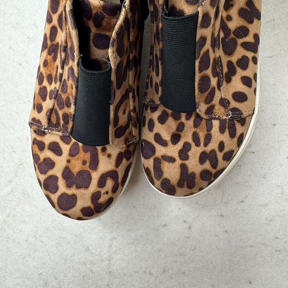 Torrid Women's Shoe Size 8.5W High-Top‎ Wedge Leopard Zipper Sneaker 8.5 Wide - Picture 9 of 14